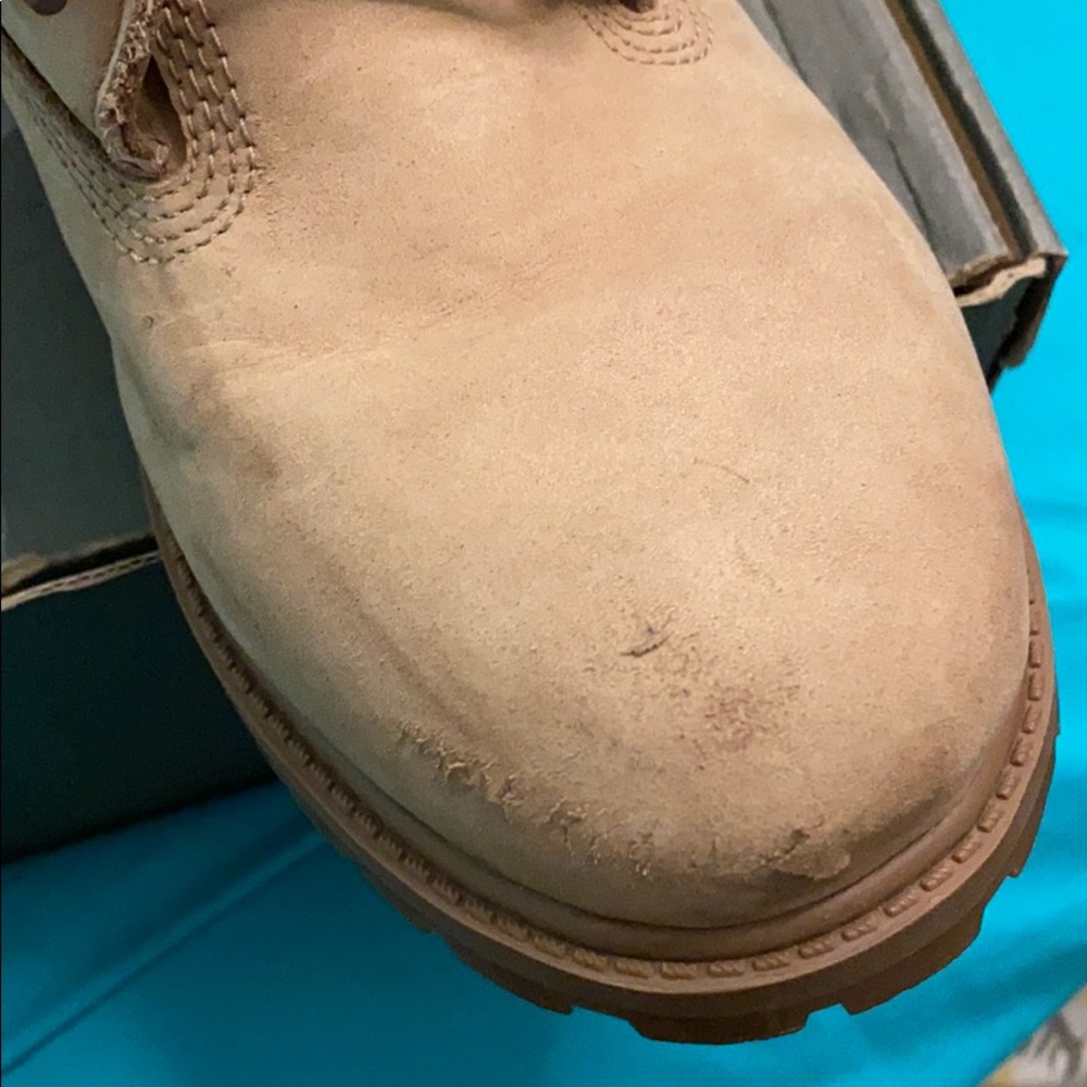 Tan Timberlands - Picture 3 of 5